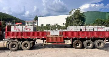 六安 芝麻灰花岗岩地铺石出货日常