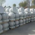 六安 白麻花岗岩石材圆球，石球，挡车球，隔离球，景观石球，风水球等
