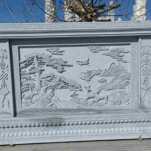 六安 芝麻白大型照壁，屏风，影壁