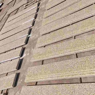 六安 黄金麻花岗岩光面楼梯踏步