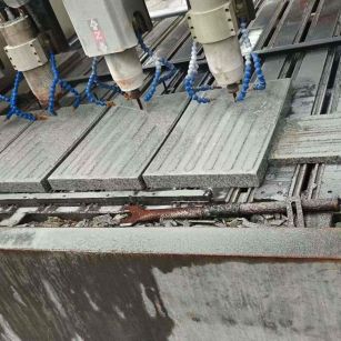 六安 芝麻白花岗岩荔枝面盲道雕刻