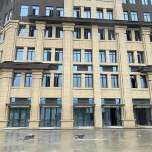 六安 黄金麻花岗岩荔枝面小区外墙干挂