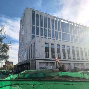 六安 白麻花岗岩石材外墙干挂