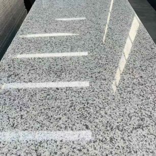 六安 白麻花岗岩光面毛板