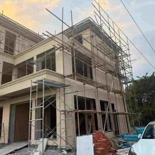 六安 黄金麻荔枝面花岗岩外墙干挂