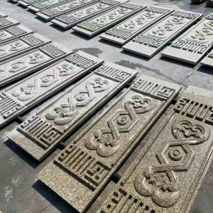 六安 黄金麻花岗岩外墙雕刻板