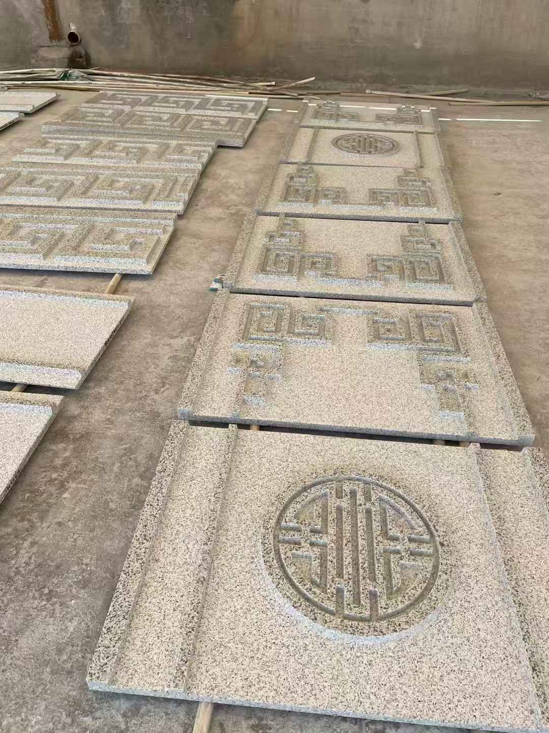 六安 白麻花岗岩外墙立面雕刻板