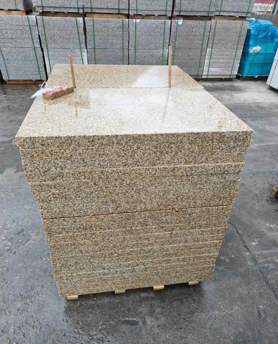 六安 湖北黄金麻花岗岩石材荔枝面外墙石材