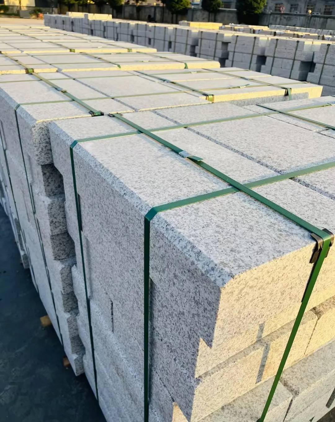 六安 白麻花岗岩路沿石，马路牙子，路缘石，平石，立缘石等