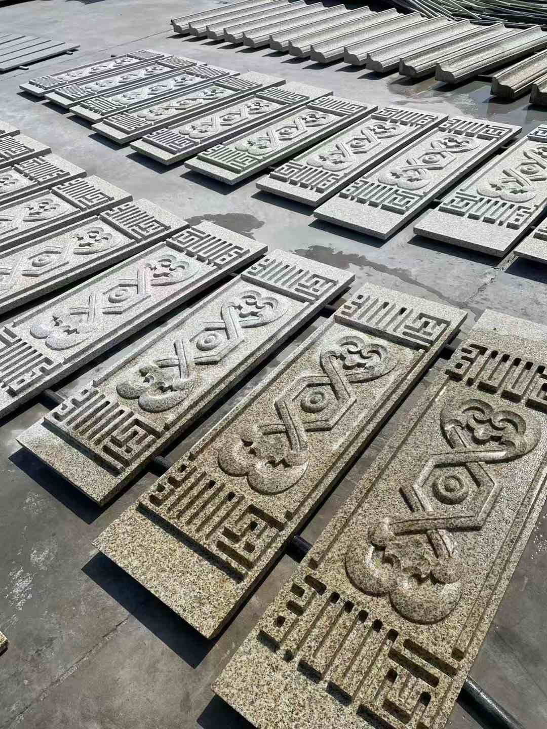 六安 黄金麻花岗岩外墙雕刻板