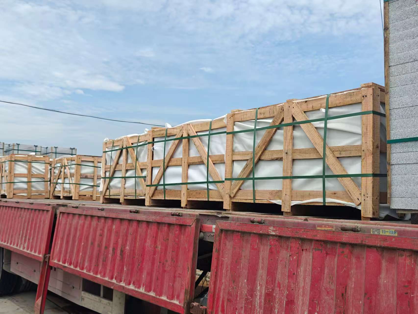 六安 芝麻白花岗岩地铺石出口专车-泰国游