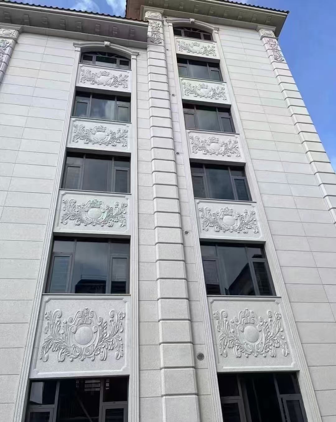 六安 白麻荔枝面花岗岩别墅外墙干挂